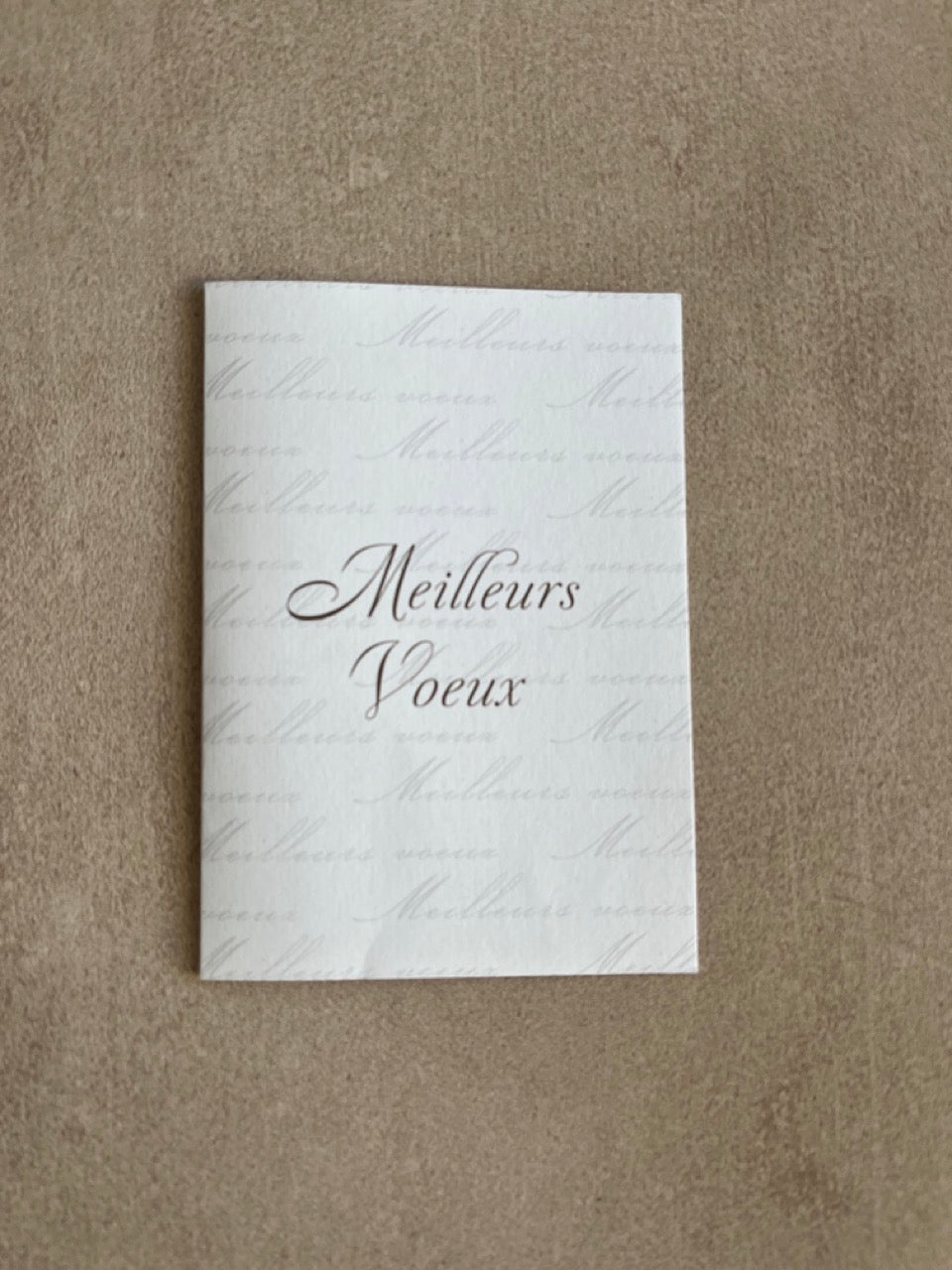 Carte bonne année texturée