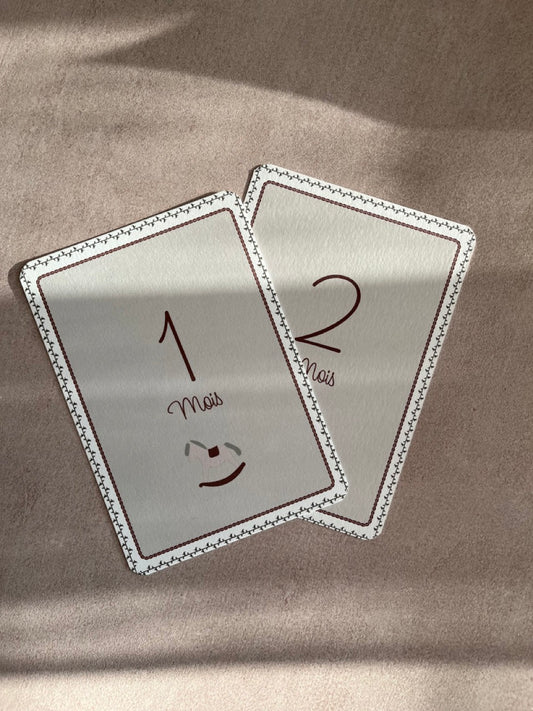 Cartes étapes bébé - Petit Galop