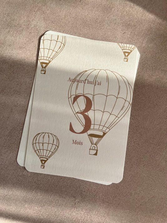 Cartes étapes bébé - Rêveur