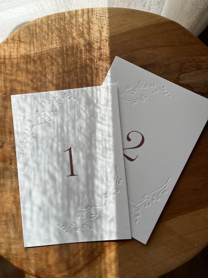 Numéros de table Lise