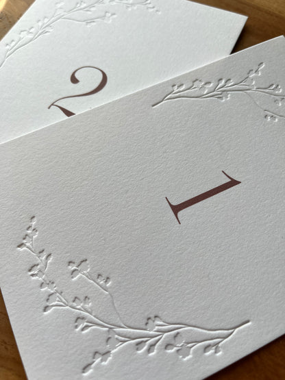 Numéros de table Lise