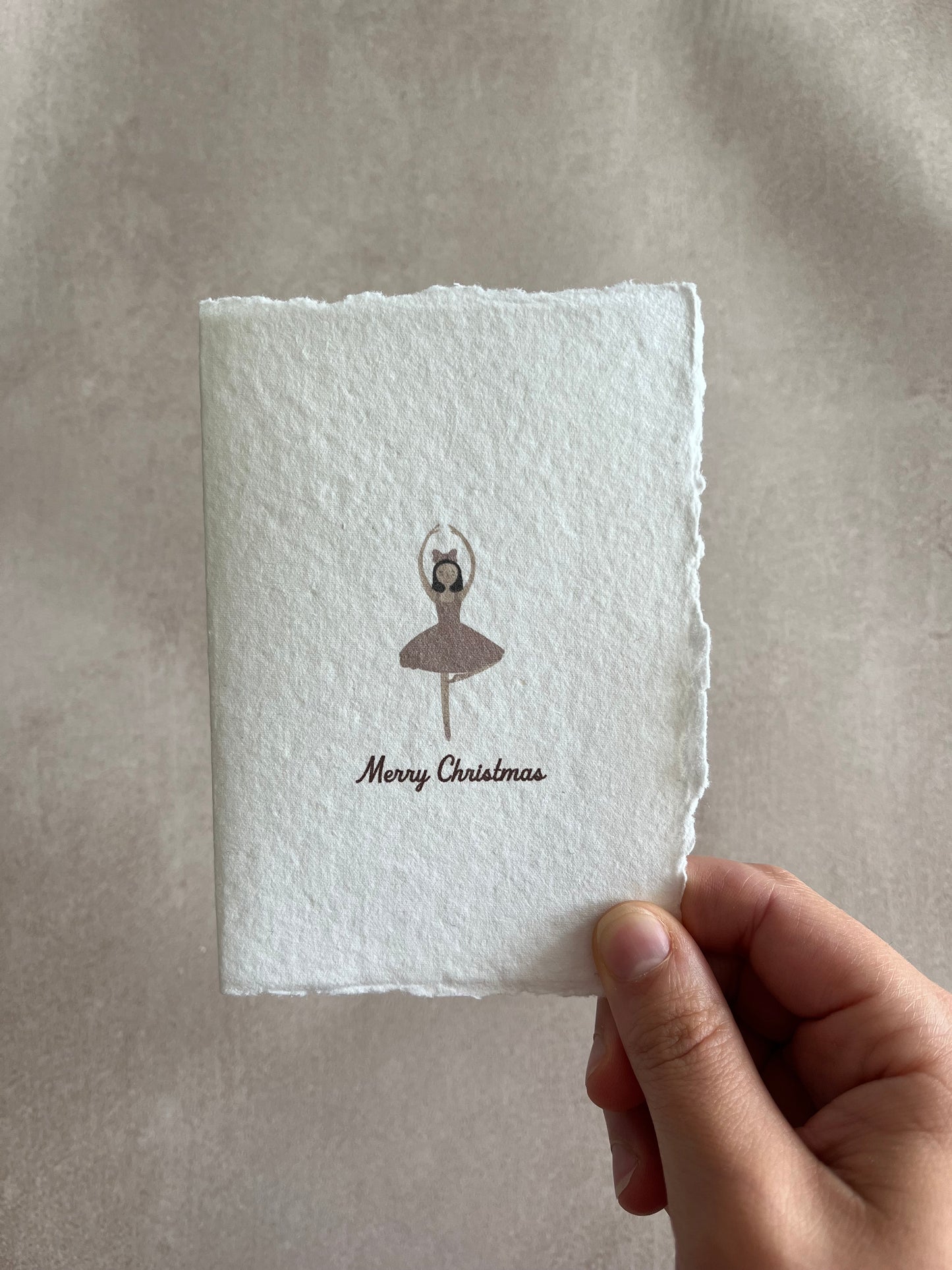 Cartes de Noël papier fait main - Merry Christmas
