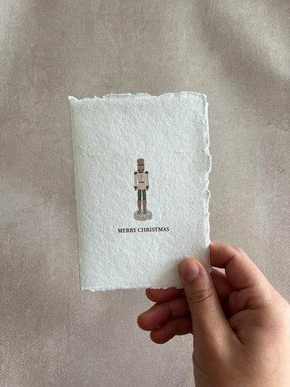 Cartes de Noël papier fait main - Merry Christmas