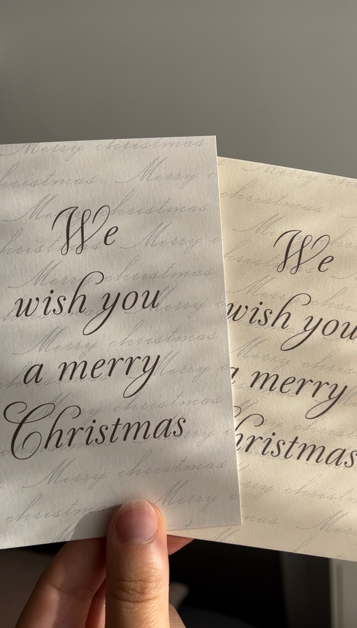 carte de Noël Merry Christmas