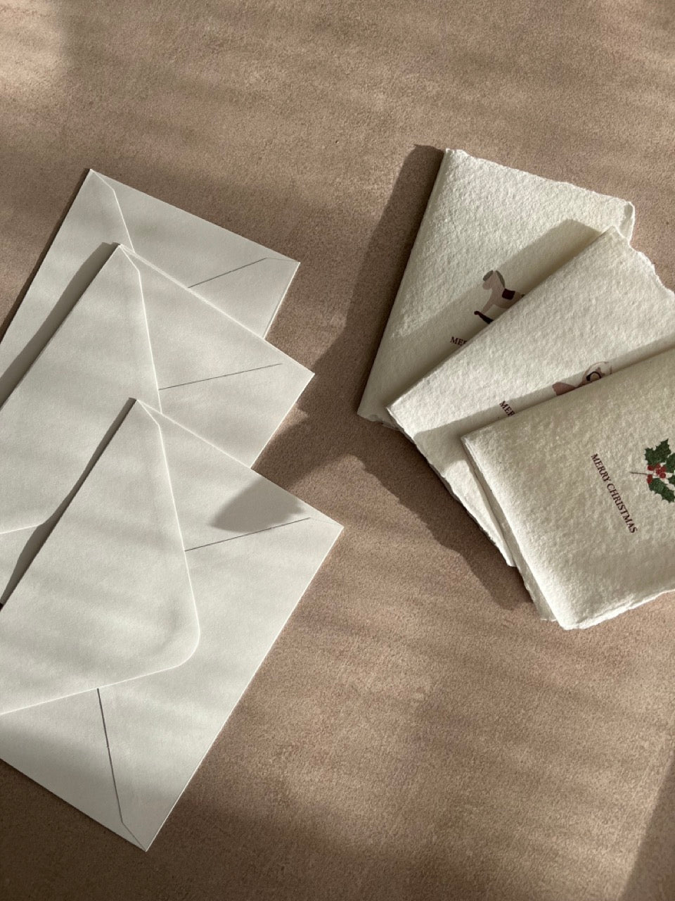 carte joyeux noël merry christmas fait main