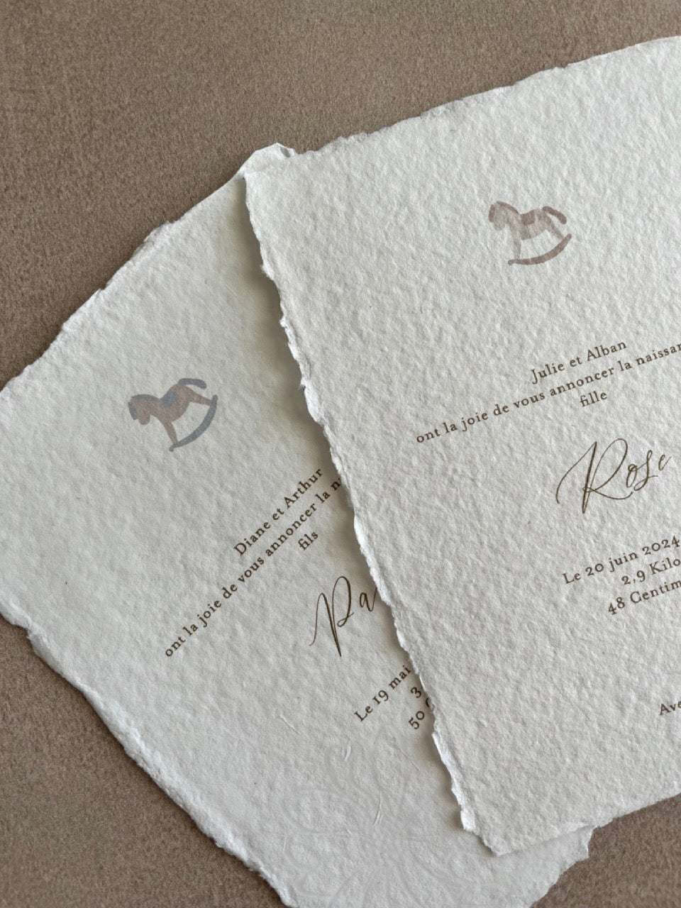 faire-part de naissance personnalisable